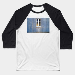 Window in a Corrugated Iron Wall Baseball T-Shirt